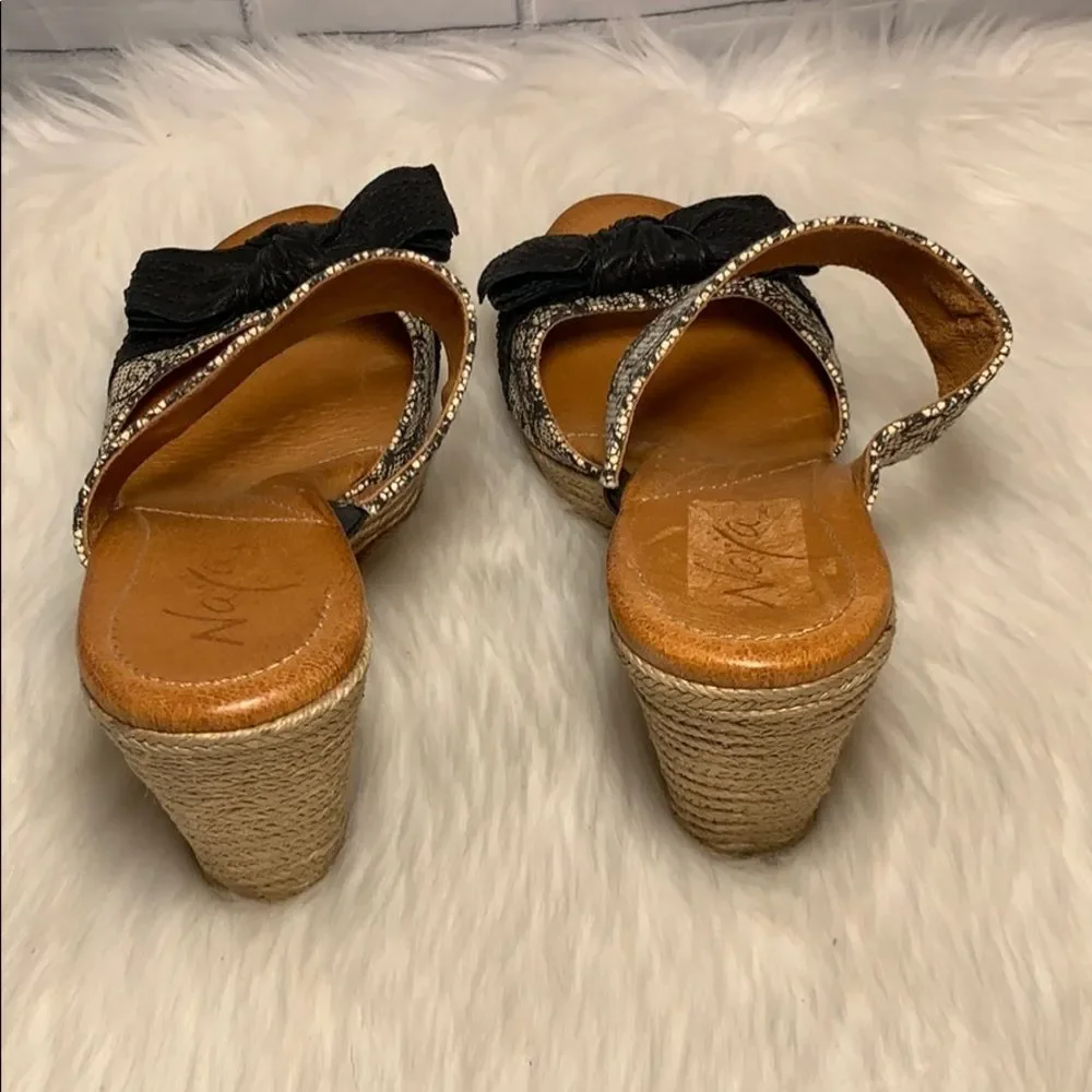 Naya Colette Wedge Espadrille Mules Size‎ 9